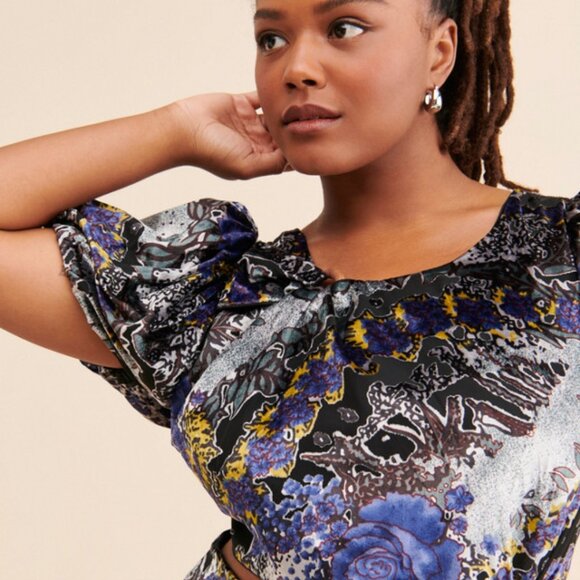 Anthropologie x Let Me Be Burnout Velvet Maxi Dress - Picture 7 of 9